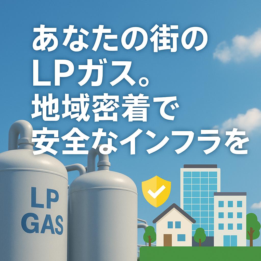 あなたの街のLPガス。地域密着で安全なインフラを